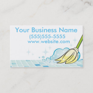 Cartes d'entreprise de services de nettoyage