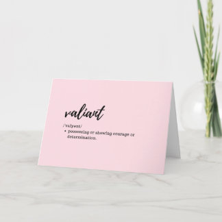 Cartes d'entretien - Définition du valide