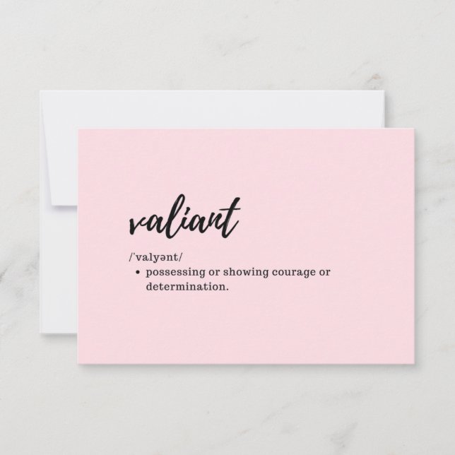 Cartes d'entretien - Définition du valide (Devant)