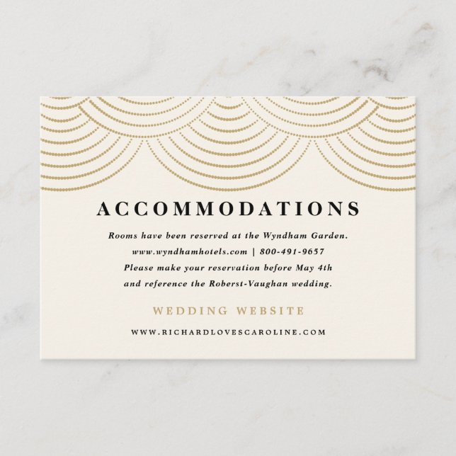 Cartes d'enveloppe de guirlandes Art Déco ivoire o (Devant)