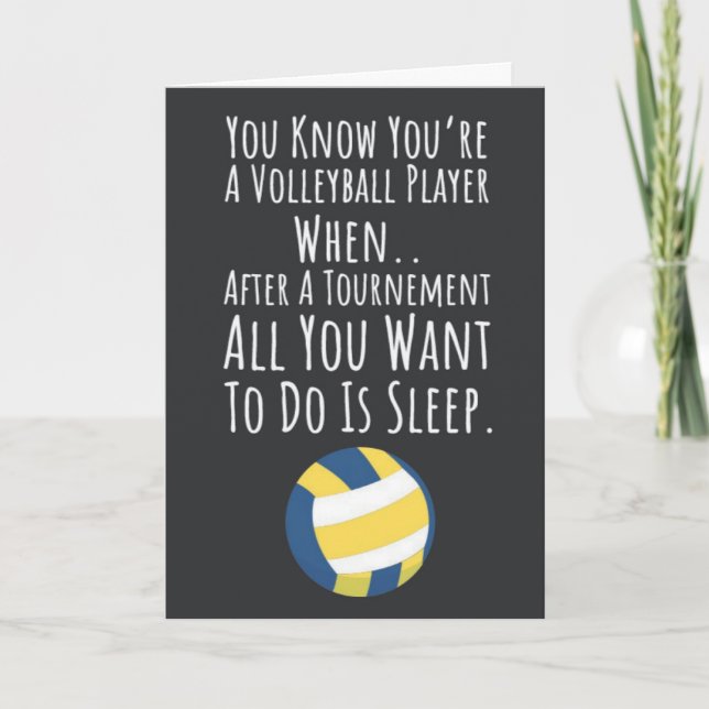 Cartes d'équipe de volley-ball moderne Athlète de  (Devant)