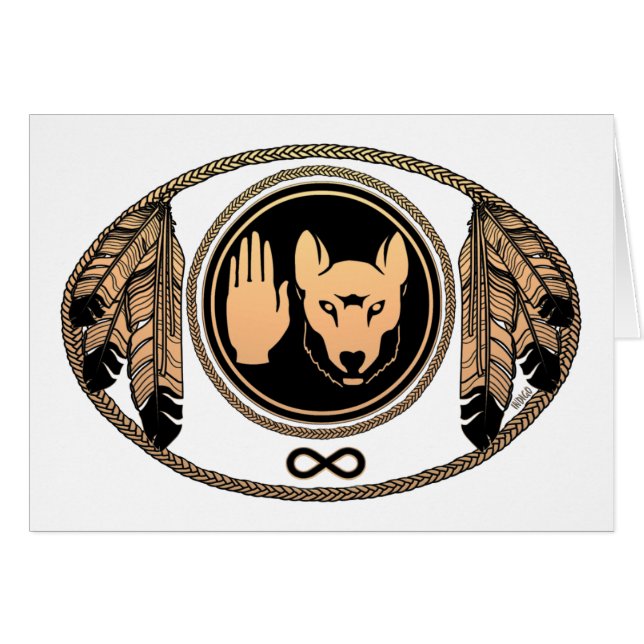 Cartes des Premières nations et cartes d'art autoc (Devant horizontal)