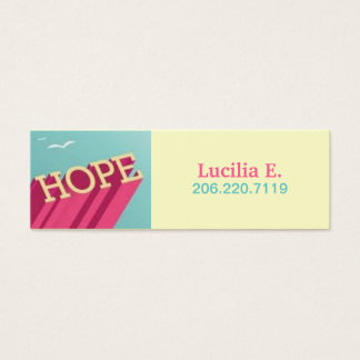 Cartes des sponsors Hope Soars