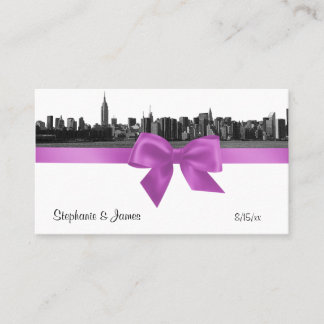 Cartes d'escort BW Lilac à large bande NYC