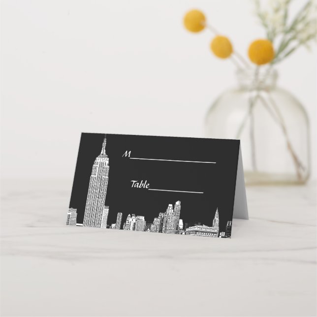Cartes d'escorte couleur do-it-yourself BG Skyline (Devant)