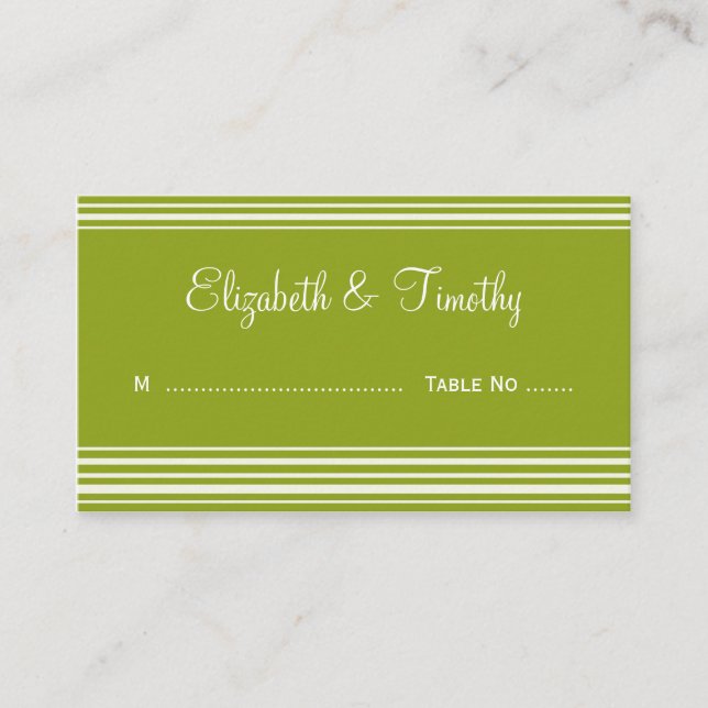Cartes d'escorte mariage (Devant)