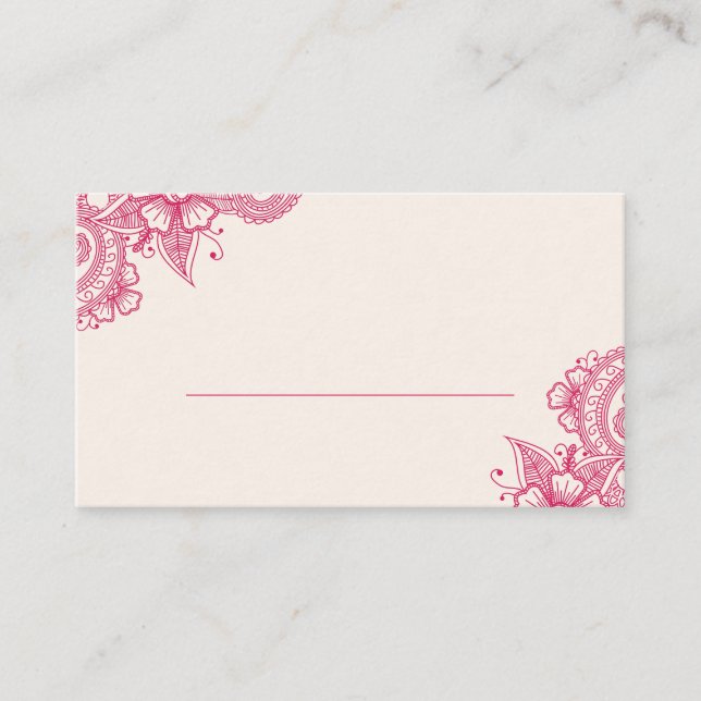 Cartes d'escorte Mariage Mod Mehandi (Devant)