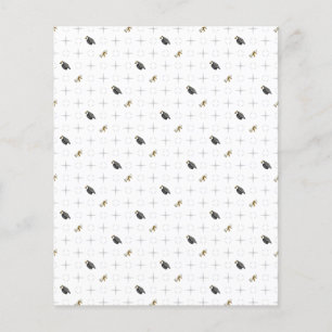 Cartes d'études en gris clair et cahier de diplôme