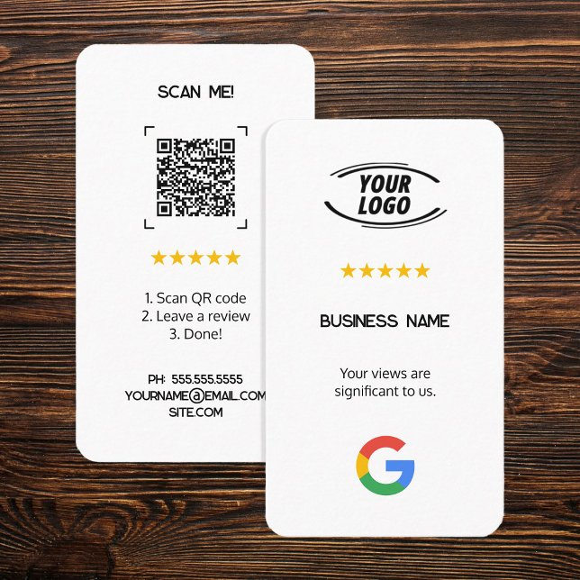 Cartes d'évaluation personnalisées Google (Google Custom Review Cards)