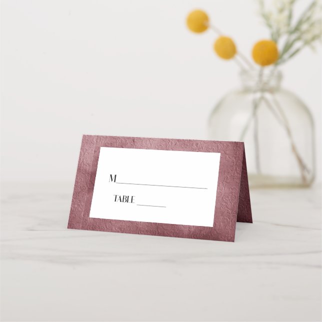 Cartes d'identification de réception de mariage fl (Devant)