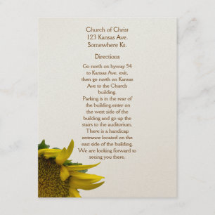Cartes d'information Sunflower II