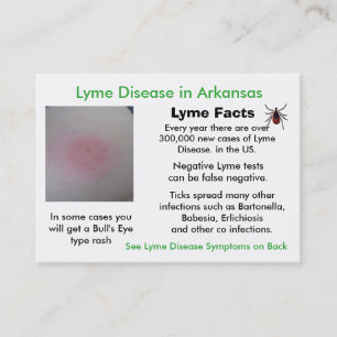Cartes d'information sur la maladie de Lyme en Ark