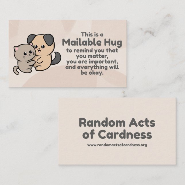 Cartes d'insertion de sertissage pour chien et cha (Devant / Derrière)