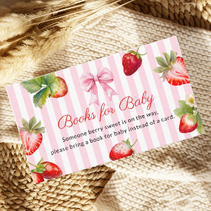 Cartes d'insertion Livres Sucrés aux Fruits pour B