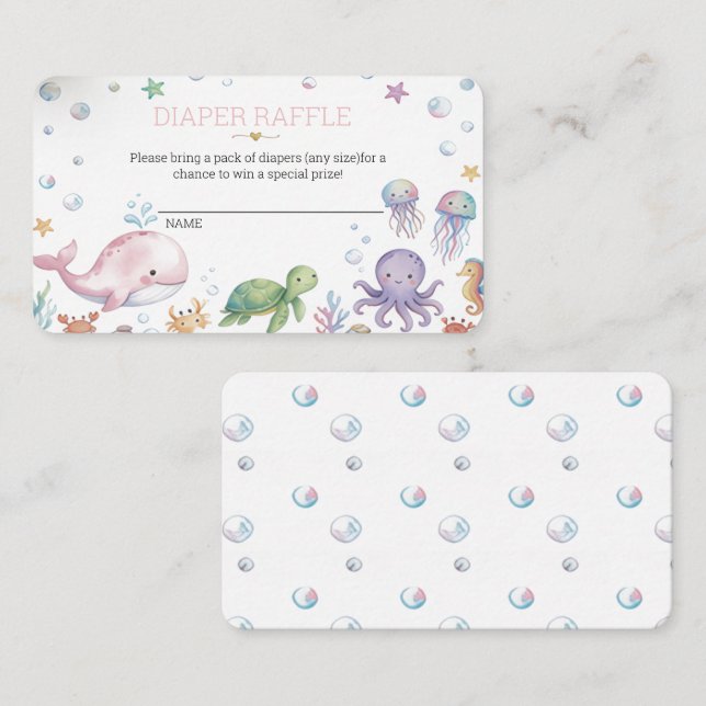 Cartes d'insertion pour le tirage au sort des couc (Devant / Derrière)