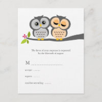 Cartes d'intervention Mariages de Chouette