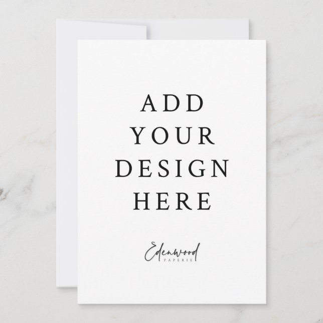 Cartes d'invitation 13x18 cm (Devant)