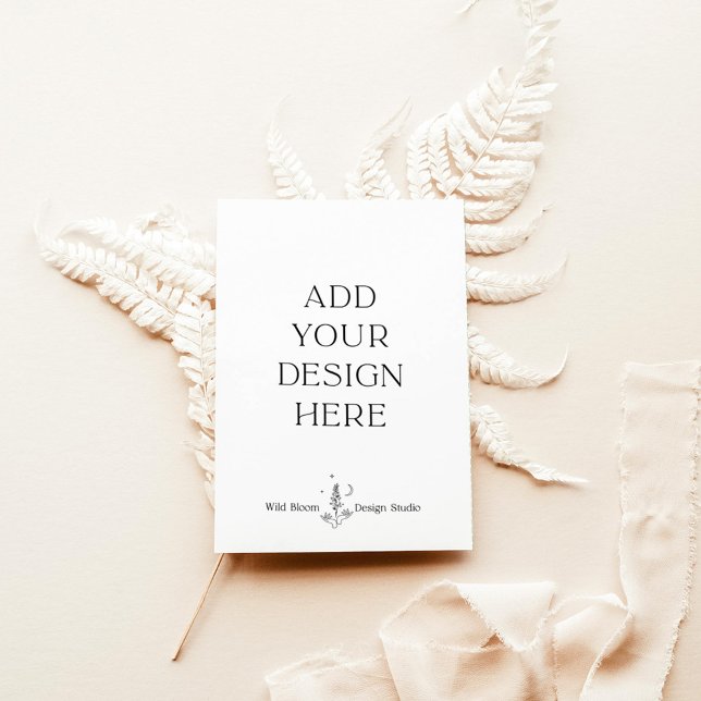 Cartes d'invitation 5x7" sur mesure (Créateur téléchargé)