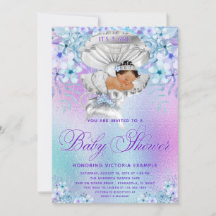 Cartes d'invitation à la baby shower Ethnique Merm