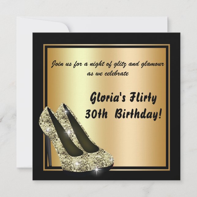 Cartes d'invitation à la fête d'anniversaire à tal (Devant)