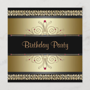 Cartes d'invitation à la fête d'anniversaire de la
