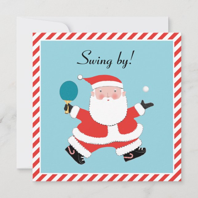 Cartes d'invitation à la fête de Noël (Devant)