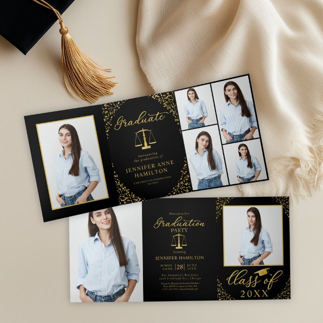 Cartes d'invitation à la soirée de remise des dipl (Créateur téléchargé)