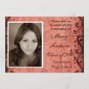 Cartes d'invitation à l'obtention d'un diplôme