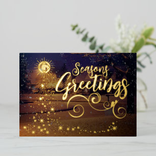 Cartes d'invitation à motif de photo de vacances a