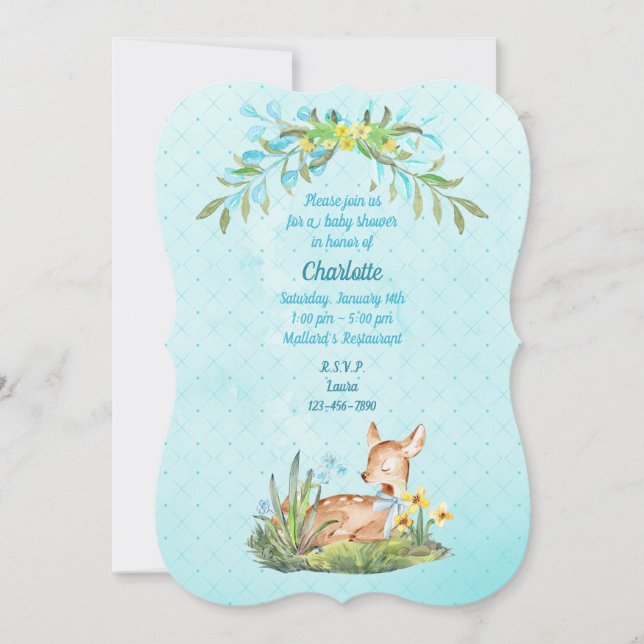 Cartes d'invitation à télécharger et modifier  (Devant)