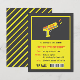 Cartes d'invitation à une fête d'anniversaire avec