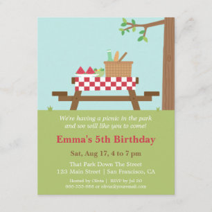 Cartes d'invitation à une fête d'anniversaire pour