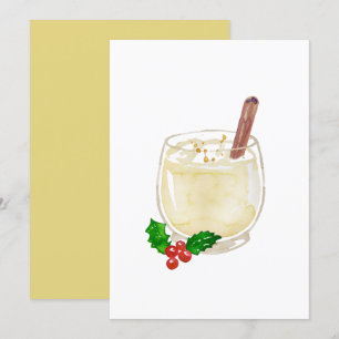 Cartes d'invitation au lait de poule