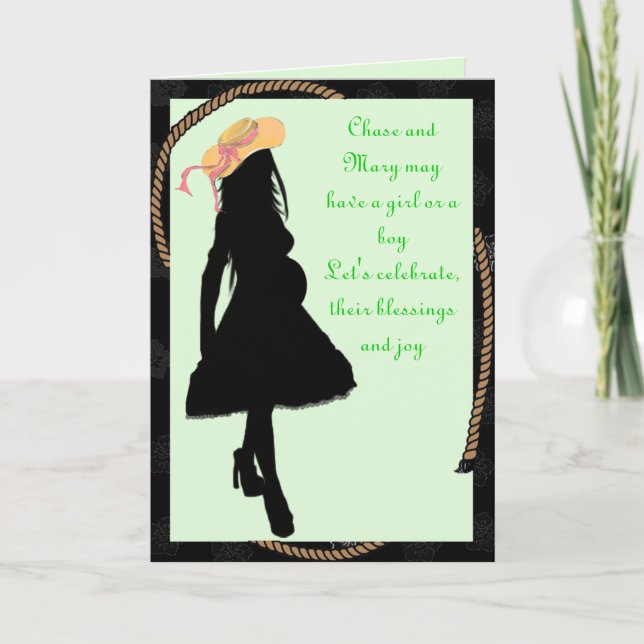 Cartes d'invitation baby shower (Devant)