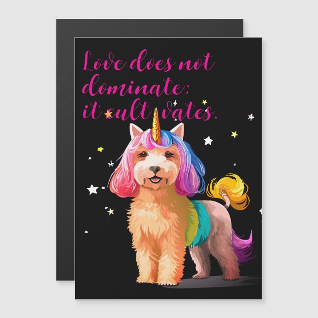 Cartes d'invitation Caniche (Devant / Derrière)