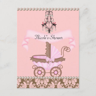 Cartes d'invitation CLASSIQUES pour BABY SHOWER en