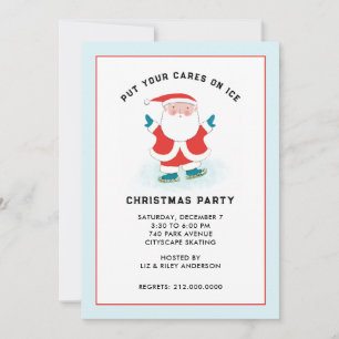 Cartes d'invitation créatives pour la fête de Noël