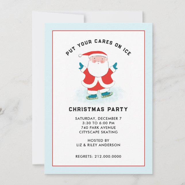 Cartes d'invitation créatives pour la fête de Noël (Devant)
