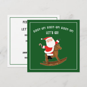 Cartes d'invitation créatives pour une fête de Noë