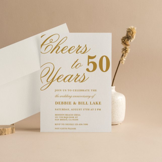 Cartes d'invitation d'anniversaire de mariage pour (Créateur téléchargé)