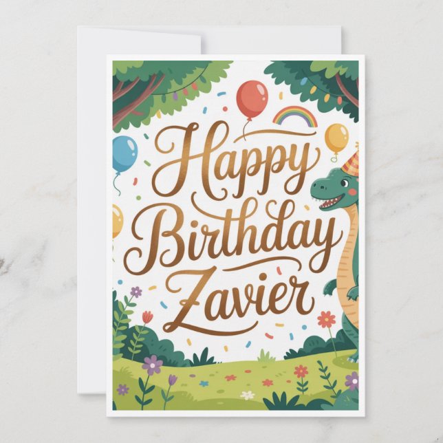 Cartes d'invitation d'anniversaire 🎉 – Fête perso (Devant)