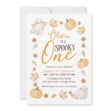 Cartes d'invitation d'anniversaire Halloween pour 