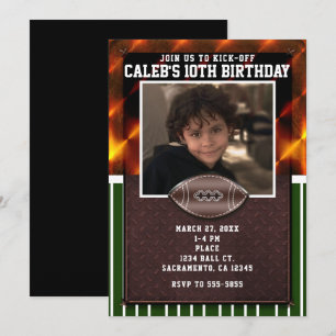 Cartes d'invitation d'anniversaire personnalisées 