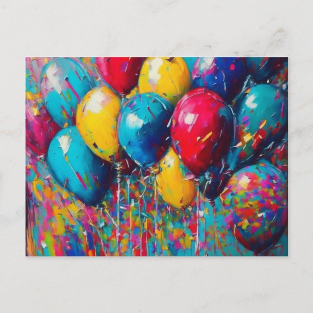 Cartes d'invitation d'anniversaire personnalisées  (Devant)