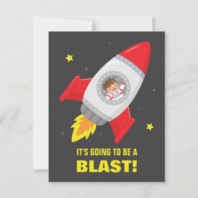 Cartes d'invitation d'anniversaire pour enfants av (Devant)