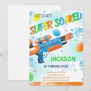 Cartes d'invitation d'anniversaire pour garçon ave