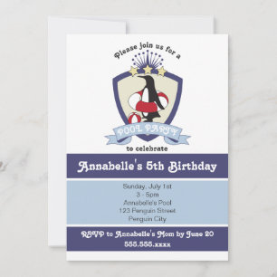 Cartes d'invitation d'anniversaire pour une fête d