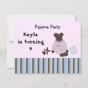 Cartes d'invitation d'anniversaire pour une soirée