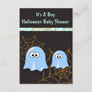Cartes d'invitation de baby shower de Halloween de