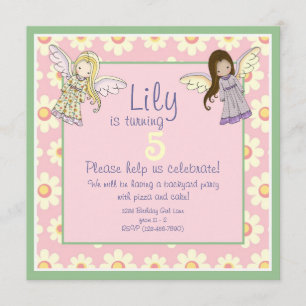 Cartes d'invitation de fête d'anniversaire personn